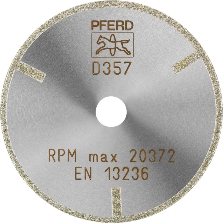 Pferd 68407103 Diamant-Trennscheibe D1A1R 75-2-10,0 D357 GA G