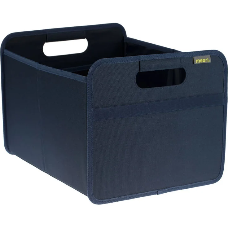 Meori Campingschrank Faltbox Classic Small Marine Blau 32x265x275cm abwischbar stabil Polyester platzsparend Meer Ferien See Strand mit Griffen Urlaub Wochenende Insel Sylt Hafen Beach