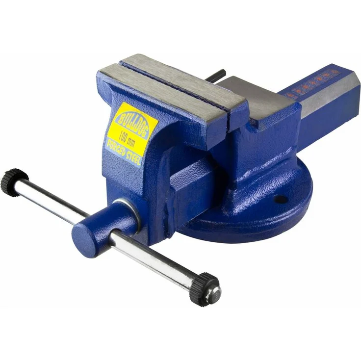 Profi Guss Schraubstock Klemmstock BULLDOG 100mm Backenbreite