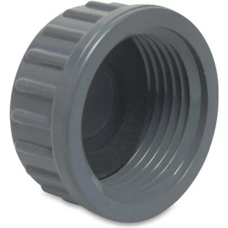 mega PVC Gewindekappe 1 1/2