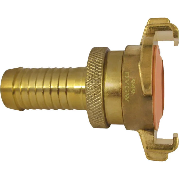 Puteus - Messing GK Saugkupplung Trinkwasser 1 Zoll - 25 mm Schnellkupplung DVGW