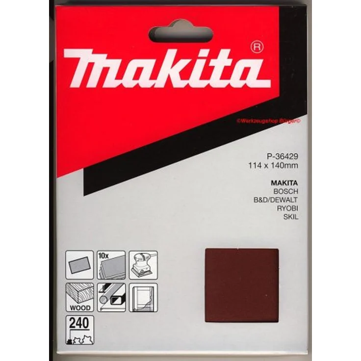 Makita Schleifpapier 140 x 115 mm (P-014 26)