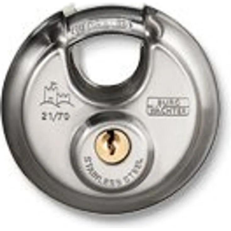 BURG-WÄCHTER Bügelschloss Circle 21-60 8 x 14 x 18 Edelstahl