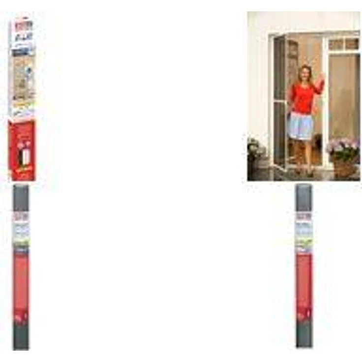 tesa Fliegengitter ALU COMFORT Türen, 1,00 m x 2,20 m – Bild 1