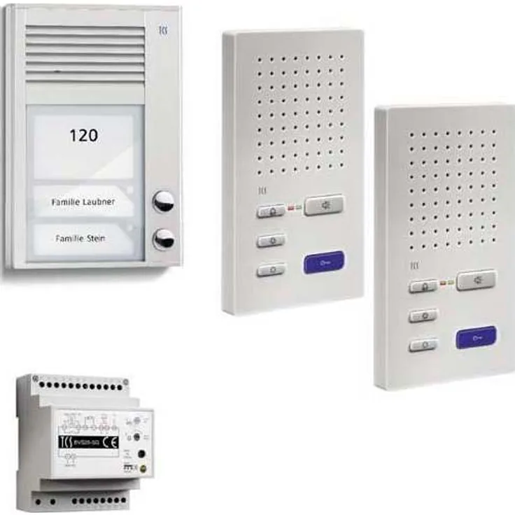 TCS PSC2220-0000 Home:Pack Freisprechen 2Tasten AP, Weiß