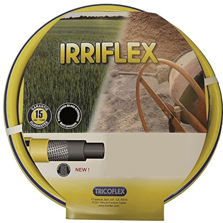 Tricoflex Wasserschlauch Irriflex, 12,5 mm, 50 m Rolle, gelb