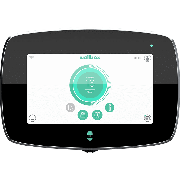 WALLBOX Commander 2 22KW Stationäre Ladestation für Elektrofahrzeuge, Schwarz