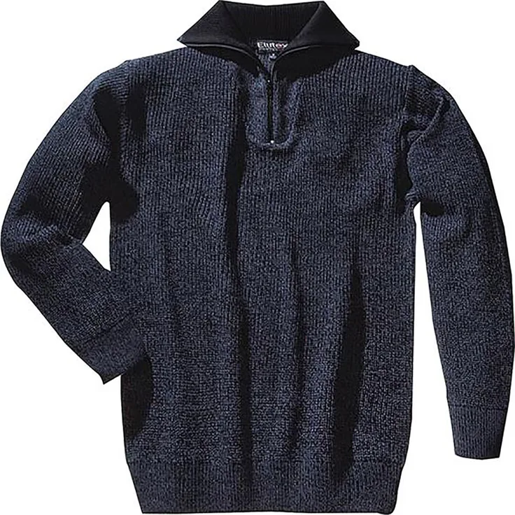 Pollver Troyer Gr.XXL schwarz-blau-meliert 100% Polyester