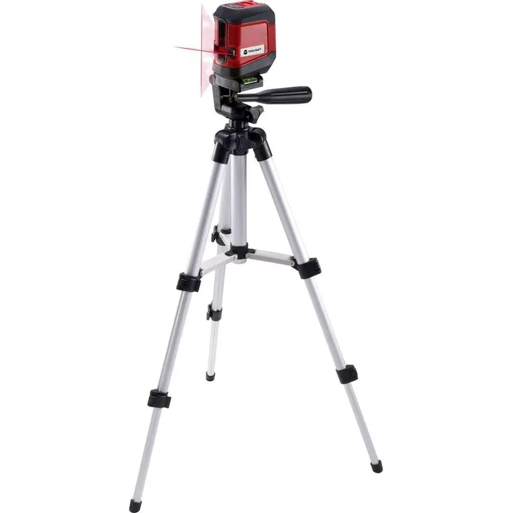 Toolcraft CL8 Baulaser Kreuzlinienlaser mit Stativ selbstnivellierend Reichweite 8 m