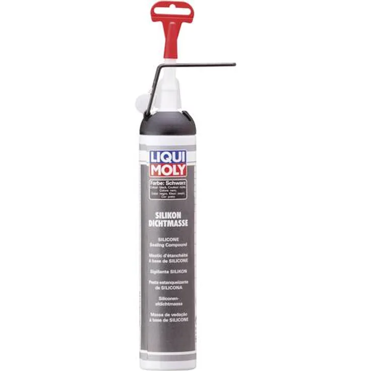 LIQUI MOLY 6185 Silikon-Dichtmasse schwarz, 200 ml 