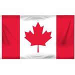 SHATCHI 152 x 91 cm Kanadische Nationalflaggen für Sportveranstaltungen, Pub, BBQ-Banner als Tischdecke, Fußball, Rugby 2019 WM Dekoration, Mehrfarbig
