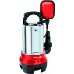 Einhell Schmutzwasserpumpe GC-DP 6315 N (630 W, max. 17000 l-h, max. Förderhöhe 8 m, Fremdkörper bis 15 mm, Edelstahl-Pumpengehäuse) Schmutzwasserpumpe
