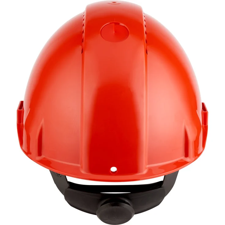 3M Peltor Schutzhelm G3000, G30NUR, mit 3M Uvicator Sensor, ABS, mit Schweißband und Ratschensystem, rot – Bild 1