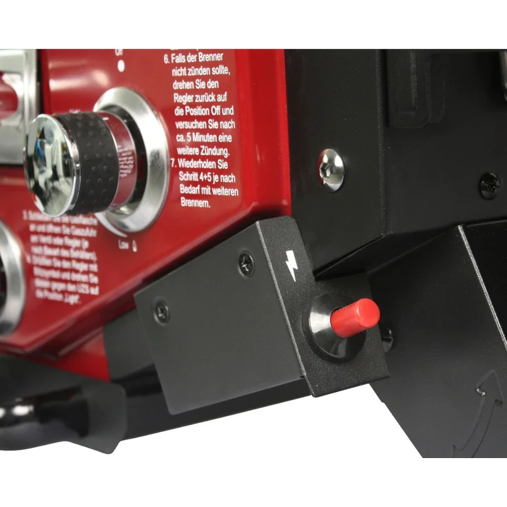 El Fuego Gasgrill klein, Medison, rot, 38 x 118.5 x 52 cm, AY5262 – Bild 6