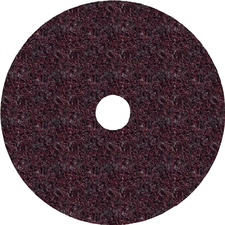 Scotch-Brite Vliesscheibe SC-DH mit Zentrierung, rot, 115 mm, 22 mm, A, medium, 20 Stück- Karton