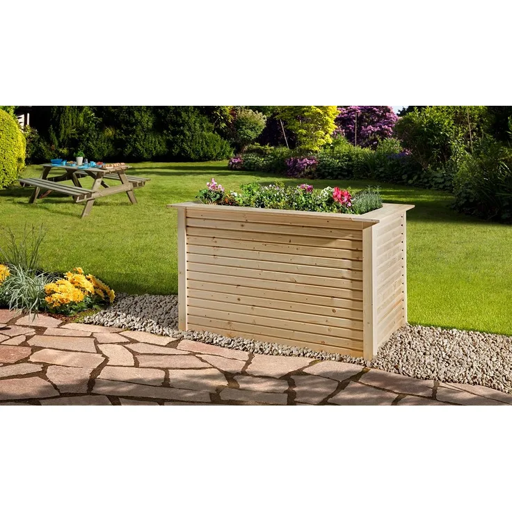 Weka 669.1208.70000 Hochbeet Naturbelassen 131 x 91 x 81 cm