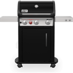Weber Spirit E-325S GBS Gasgrill, schwarz, 3 Brenner, 6-8 Personen, Grillfläche 60x44 cm