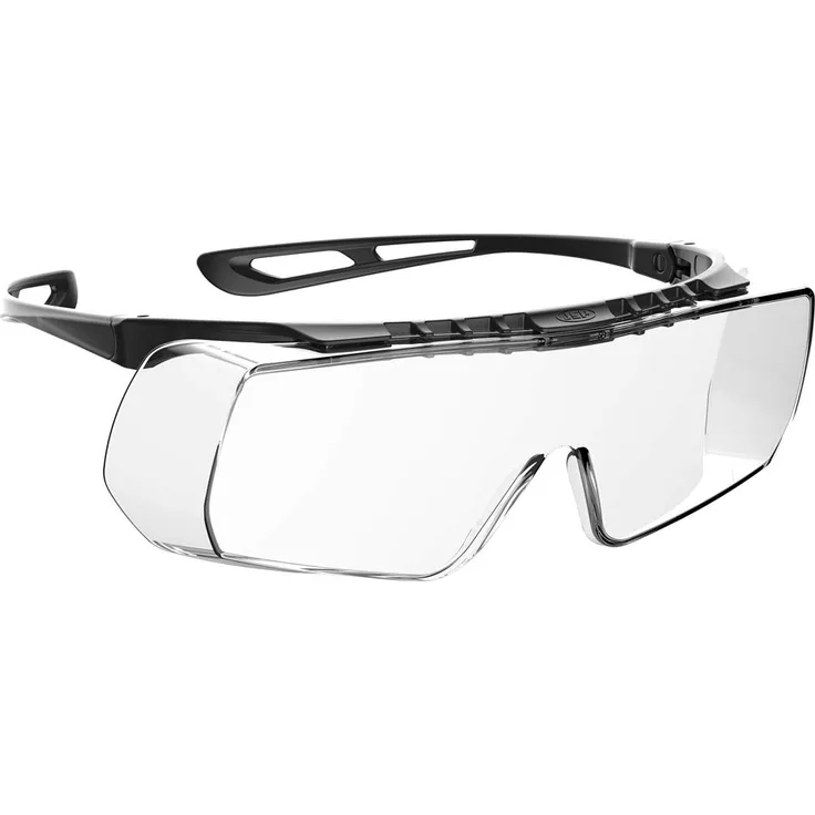 JSP ASA940-061-300 Stealth Coverlite Overspec Brille, klare Linse, Klasse K, 10 Stück