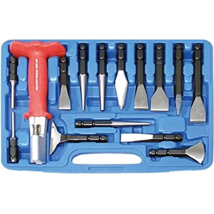 BGS 1641 | Meißel- und Durchschläger-Satz | 15-tlg.