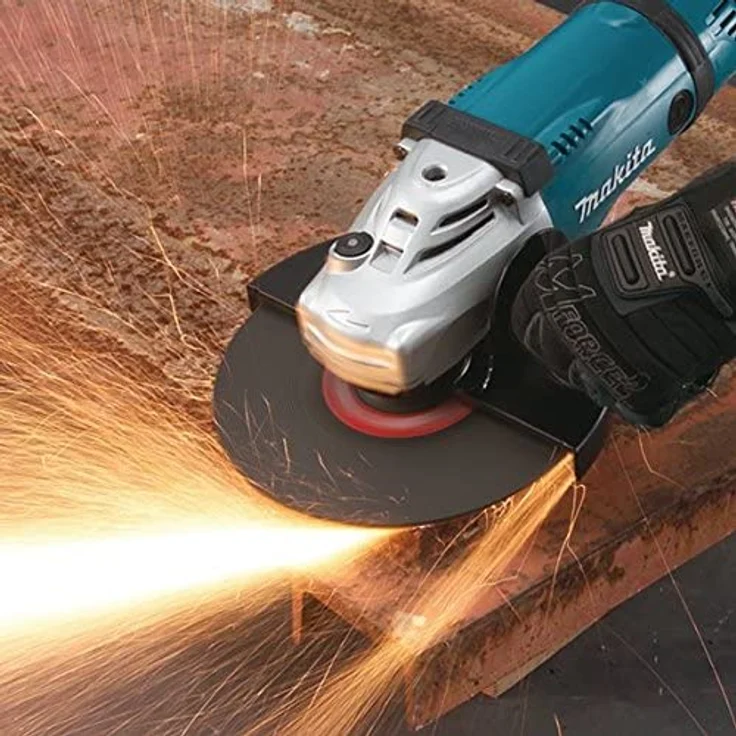 Makita GA9040RF01 Winkelschleifer 230 mm 2600 Watt 6600 U/min Sanftanlauf 6,7 kg M 14 – Bild 2