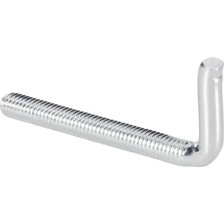 TOOLCRAFT Gerade Schraubhaken Typ 4 E 40mm Stahl galvanisch verzinkt 10St.