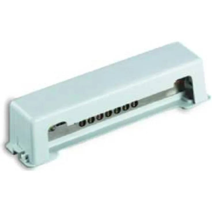 PROTEC 050423 PROTEC.CLASS Poti-Schiene bis 7 Leiter bis 25qmm PPAS Potentialausgleichsschiene