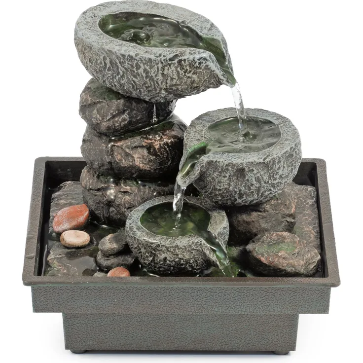 pajoma Zimmerbrunnen Floating Stones, Höhe 25 cm
