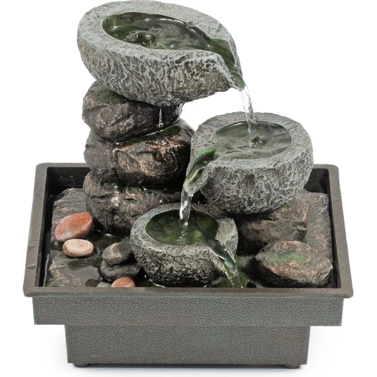 pajoma Zimmerbrunnen Floating Stones, Höhe 25 cm