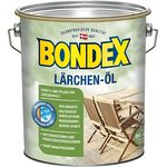 Bondex Lärchen-Öl 4 l für 88 m² Erigiebigkeit, Abperleffekt, UV-Schutz, Wetterschutz