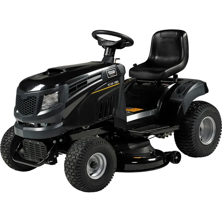 TEXAS Rasentraktor Aufsitzrasenmäher Rasenmäher Aussitzmäher Benzin XC160-108, 108 cm Schnittbreite, 9200 Watt Leistung, 452 ccm Hubraum