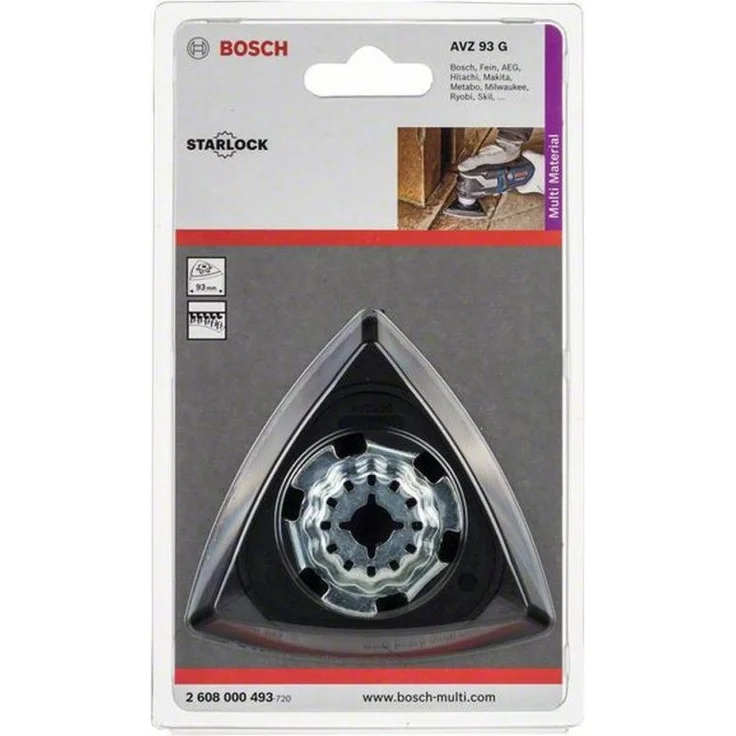 Bosch Professional Schleifplatte Starlock AVZ 93 G (Zubehör Multifunktionswerkzeuge) – Bild 3