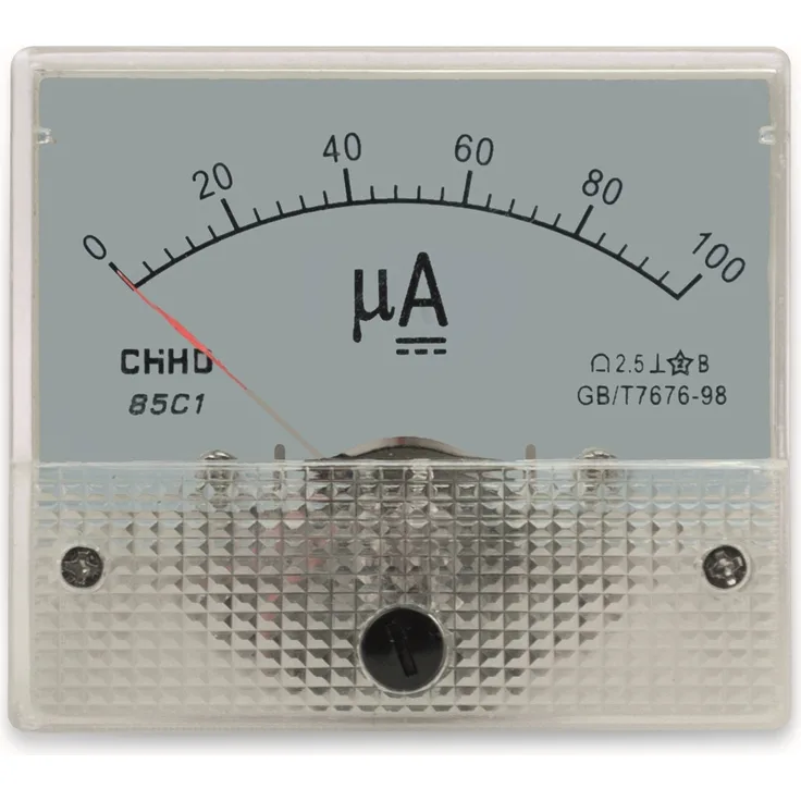 Einbau-Messinstrument, 0...100 Mikroampere -