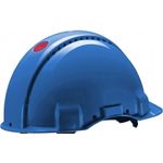 3M Peltor Schutzhelm G3000, G30NUB, mit 3M Uvicator Sensor, ABS, mit Schweißband und Ratschensystem, belüftet, blau