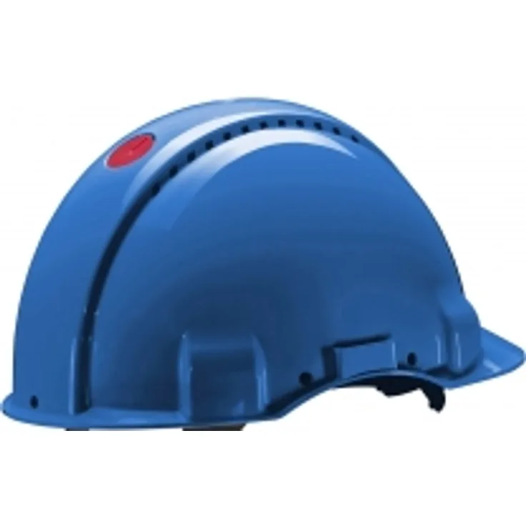 3M Peltor Schutzhelm G3000, G30NUB, mit 3M Uvicator Sensor, ABS, mit Schweißband und Ratschensystem, belüftet, blau