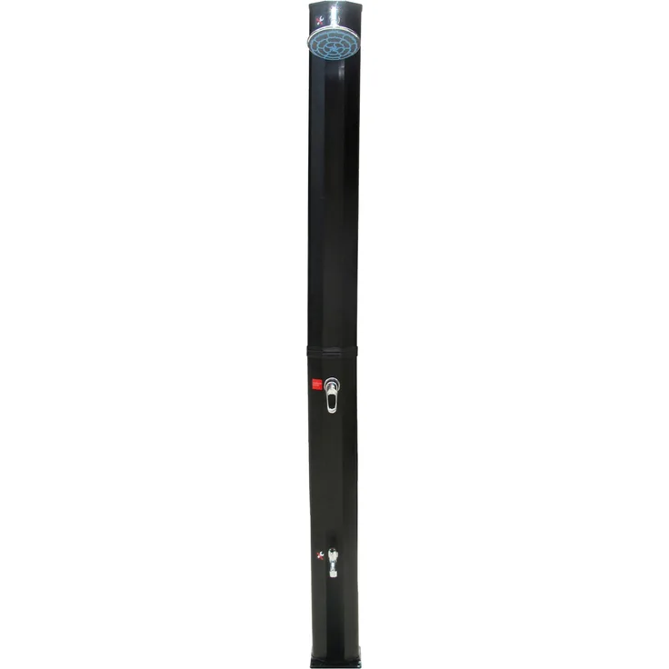 MyPool Solardusche Silver, 215 cm Höhe, 35 l Tank, integrierte Fußbrause