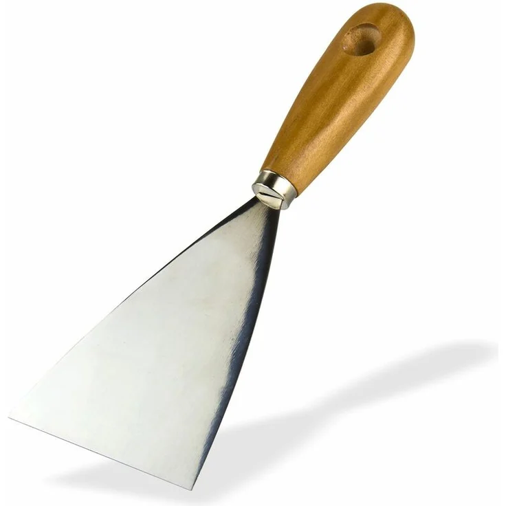 Dema - Tapetenspachtel Holz Stielspachtel Tapetenspachtel Spachtel Werkzeug Malerspachtel
