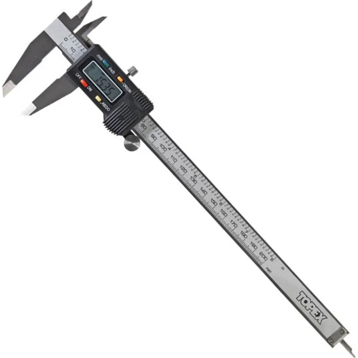 Digitaler Messschieber, 200 mm, 0,02 mm Genauigkeit