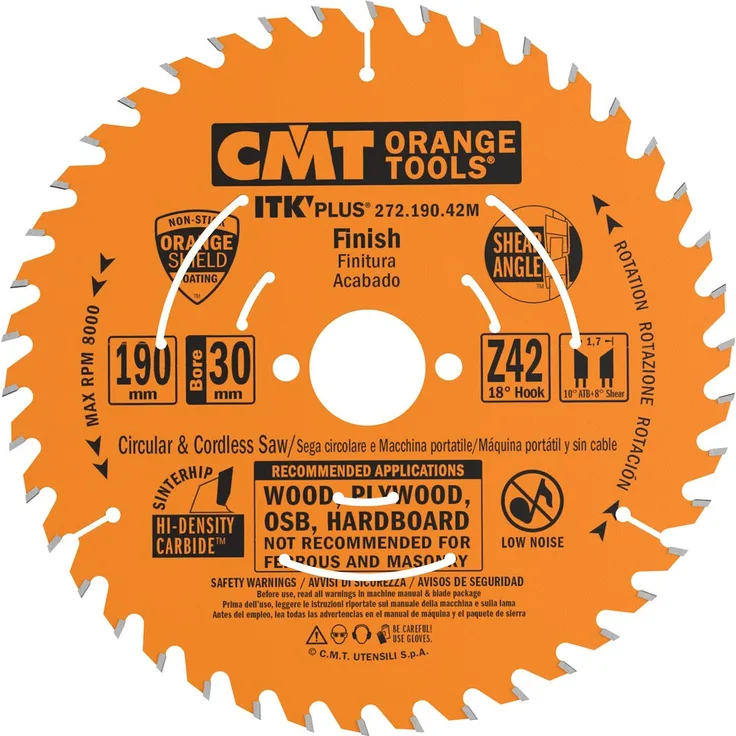 Cmt 272.190.42 M Ultra Schmale Schnittfuge Klinge z-42 d-190 B-30 (+ 20 + 16) k-1,7 p-1,1