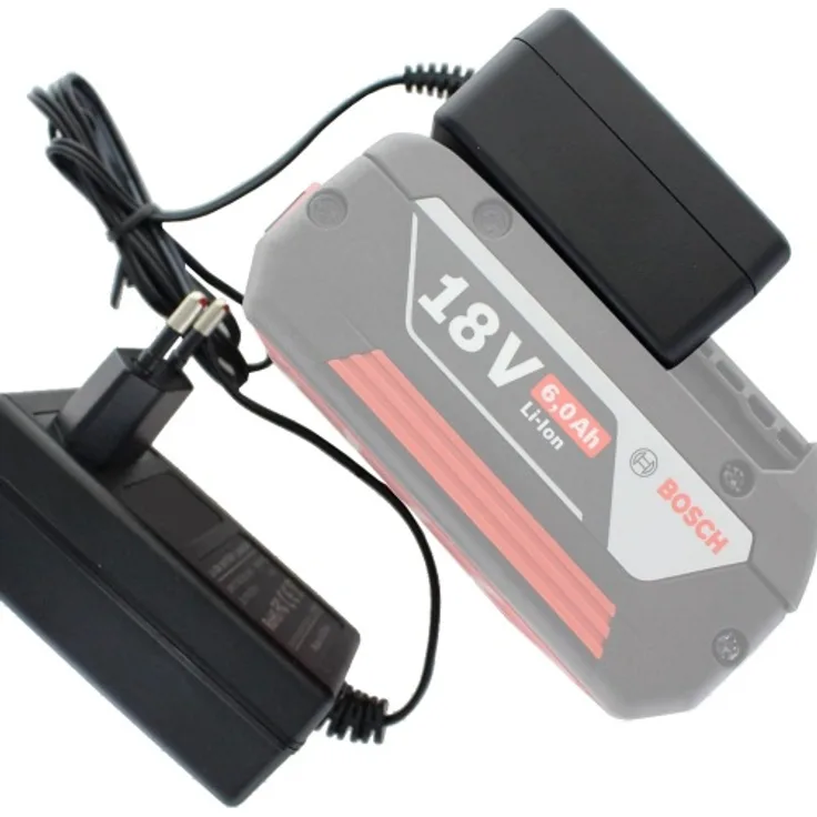 Ladegerät passend für Bosch Li-Ion Akku 18 Volt (kein original Bosch Ladegerät)