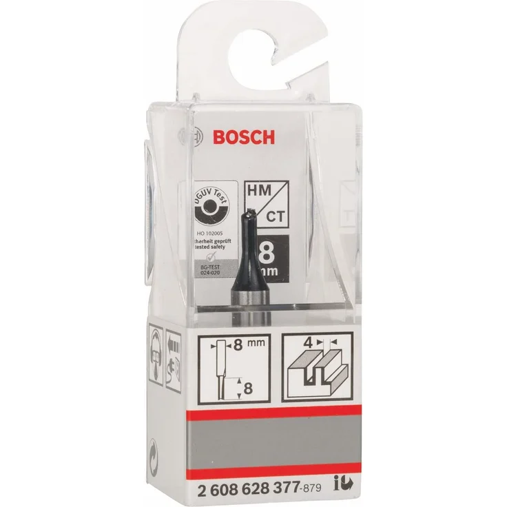 Bosch Professional Nutfräser Standard for Wood (für Holz, Ø 4 mm, Arbeitslänge 8 mm, Zubehör Handfräse) – Bild 4
