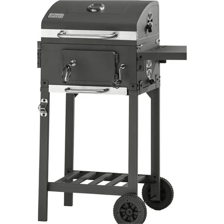Holzkohlegrill Ottawa, Holzkohlegrillfläche 42 x 31 cm, mit Deckel