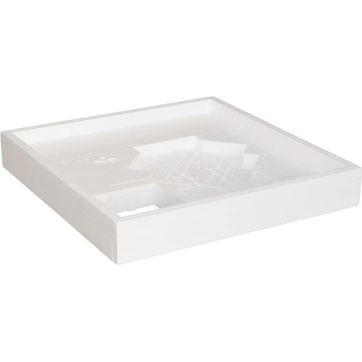 Calmwaters - Modern Select - Duschwannenträger aus Styropor für quadratische Duschwannen in 90 x 90 x 2,5 cm - 03AX3022