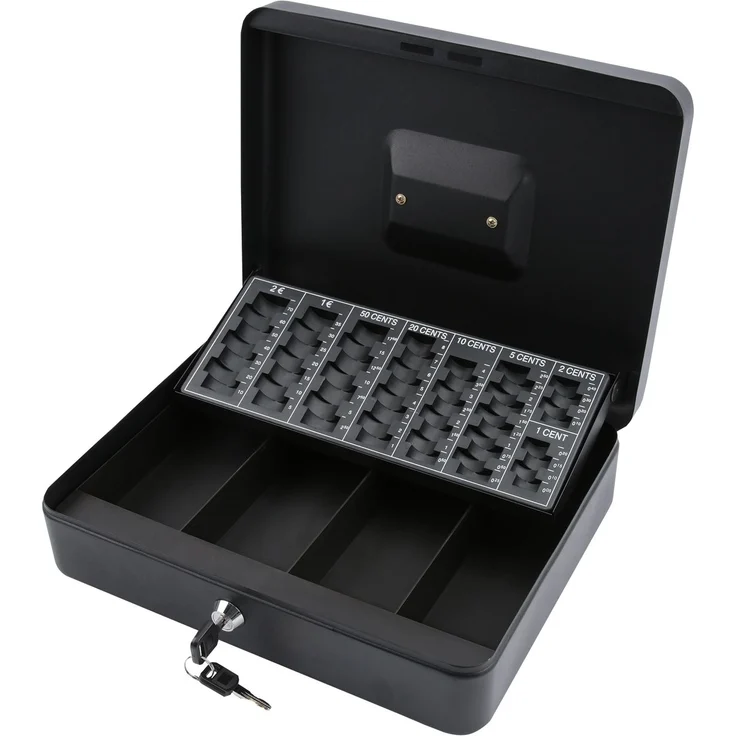 OLYMPIA Geldkassette CB770 Plus mit Münzeileinsatz und Geldprüfstift