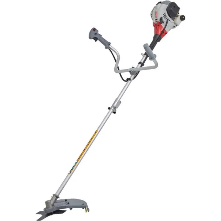 IKRA Benzin Freischneider Trimmer IBF 25-1 inkl. Fadenspule, 4-Zahn-Messer & Schultergurt, Schnittbreite: 23 cm, 800 Watt Leistung