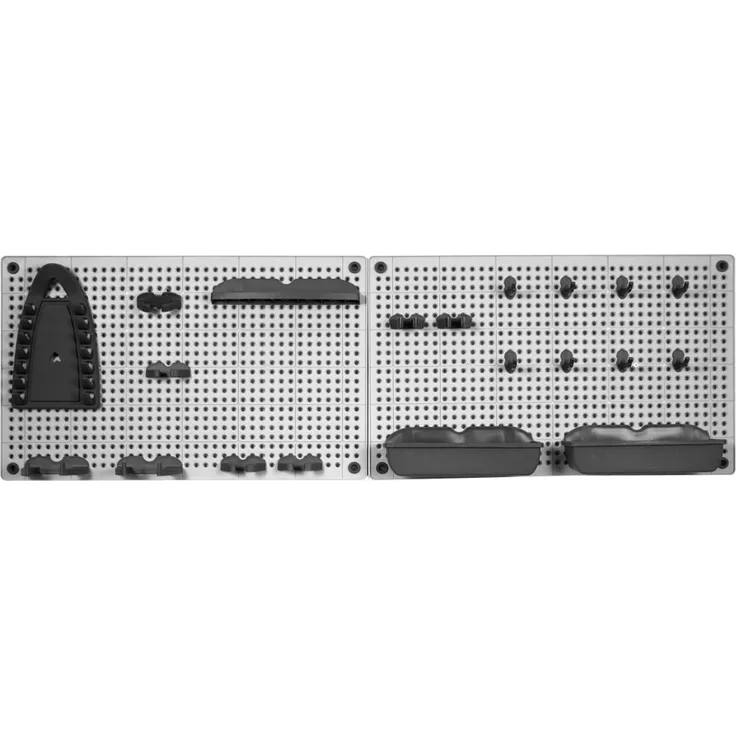 KiSS Kis Werkzeuglochwand, 1 Stück, grau-schwarz, 9600000 0294 01