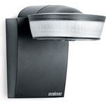 Steinel Infrarot-Bewegungsmelder sensIQ schwarz, 300°|20 m Sensor, 2500 W, Dauerlicht, Montage an Wand, Ecke oder Decke
