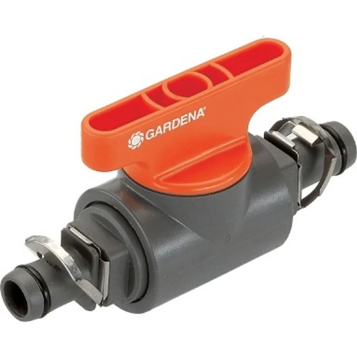 GARDENA Micro-Drip-System Absperrventil 13 mm (1-2 Zoll): Regulierventil zur Rohrabsperrung einzelner Verlegerohrstränge (Art.-Nr. 1346, 1347) (8358-20) Bewässerungszubehör – Bild 1