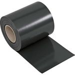 NOOR Zaunblende PVC Blickdicht 630 g-m2 Anthrazitgrau I 0,19 x 35 m I Der ideale Sichtschutz für Ihren Doppelstabmattenzaun I Sichtschutzstreifen in vielen Farben I Witterungsbeständig
