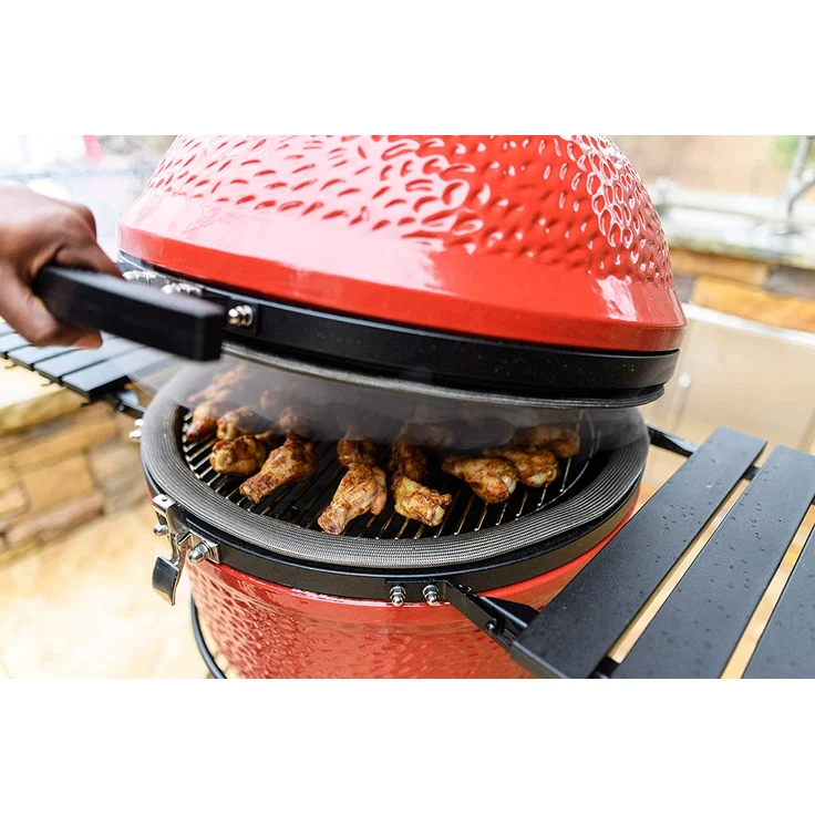 Kamado Joe - Classic II Holzkohlegrill, 122 x 118 x 71 cm, Ø Grillfläche 46 cm – Bild 8