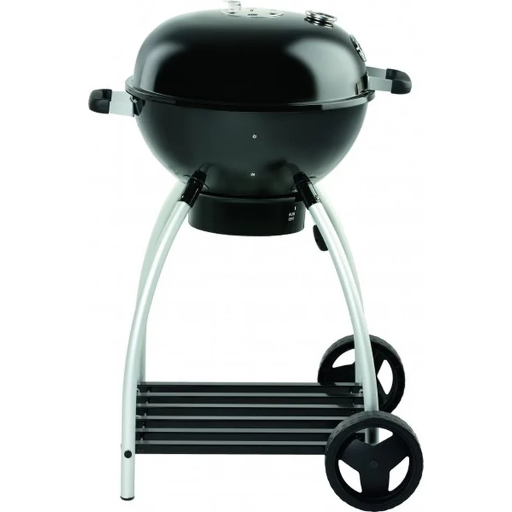 RÖSLE Holzkohle-Kugelgrill No.1 Sport F50, Hochwertiger Kohlegrill mit einstellbarer Luftzufuhr, Deckelscharnier, Deckelthermometer, stabiler Ablage, extra großer Grillfläche und Grillraum – Bild 2